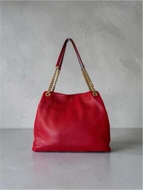 Michael Kors Jet Set Chain Large Leather Tote Shoulder Bag